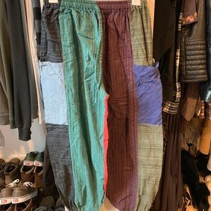 Multi-color yoga harem pants